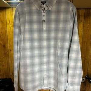 Levi's Men's Grey Plaid Shirt